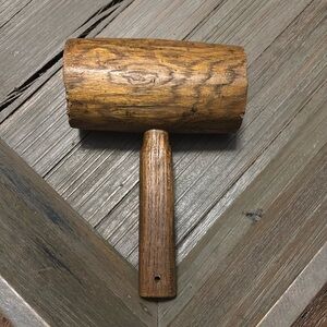 Vintage wooden mallet gavel